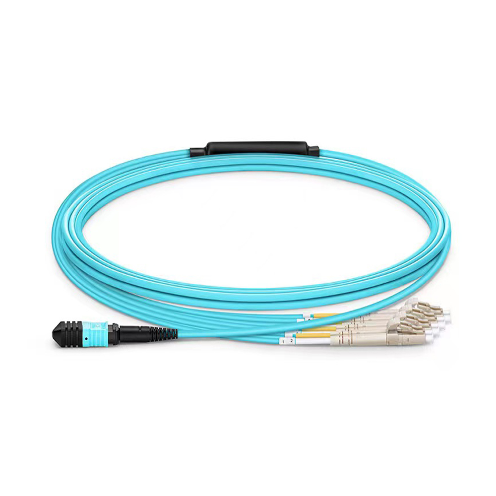 50Meters MTP(F) to MTP(F) OM4 12F 3.0MM Optical Cable 